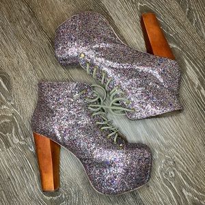 Jeffrey Campbell Lita Glitter Multi